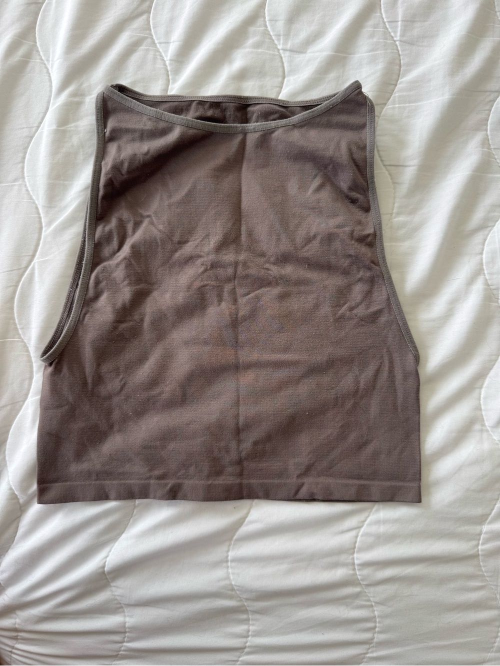 Free People Brown Crop Tank Top
